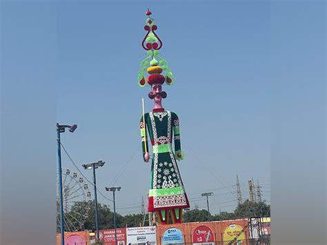 Delhi: 211 feet effigy of Ravan built in Dwarka ahead of Dussehra