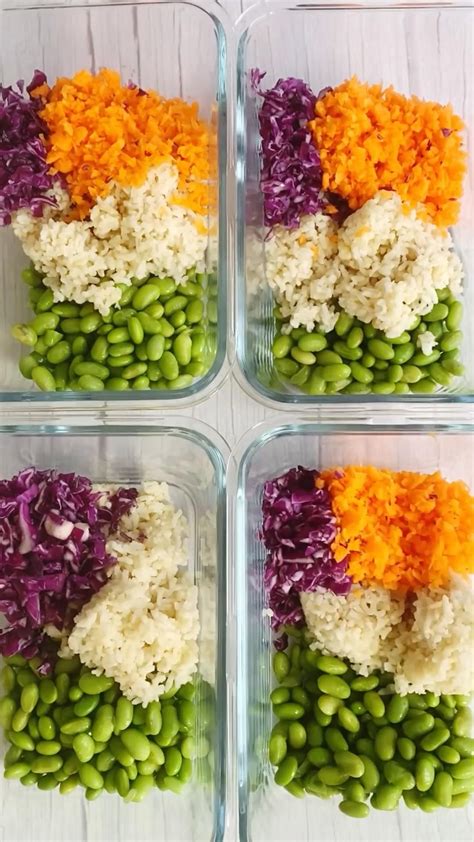 Easy vegan meal prep idea edamame salad – Artofit