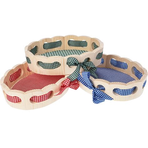 Wooden bread basket oval - Bread basket 28 x 21 x 6.5 cm, 28,44