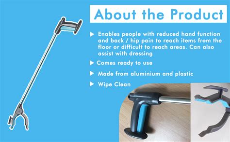 NRS Healthcare Reacher Tool | Grabber Tool to Pick Things from the ...