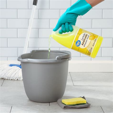 Buy Great Value Ammonia All Purpose Cleaner, Lemon, 64 Fluid Ounce ...