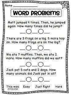 Math Problem Solving First Grade 的图像结果