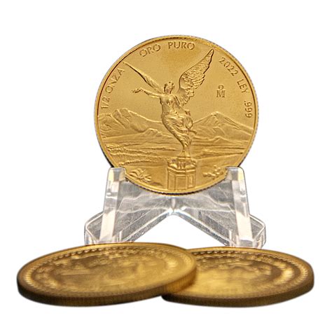 3 pcs of 1/2 oz 2022 Mexican Gold Libertad Coins - Total 1.5 oz Gold