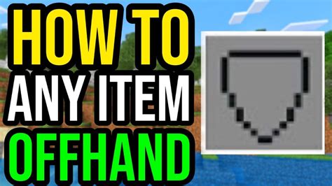 Image result for How to Use Off Hand Item in Minecraft Java