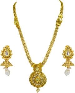 SURAT DIAMONDS Metal Gold-plated Multicolor Jewellery Set Price in ...