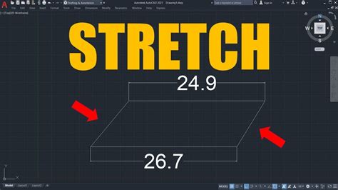 Autocad Stretch Tutorial 的图像结果