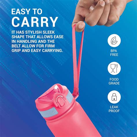MILTON Gen'Z Water Bottle 1 ltr (Never Give Up), India | Ubuy