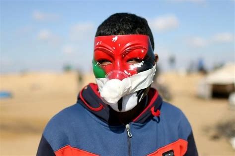 Palestinians Make Masks Of Almost Everything To Protect Themselves From ...