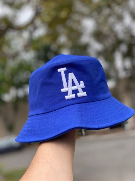 LA Dodger Bucket Hat| Los Angeles Bucket Hats| Bleed Blue LA Hats ...