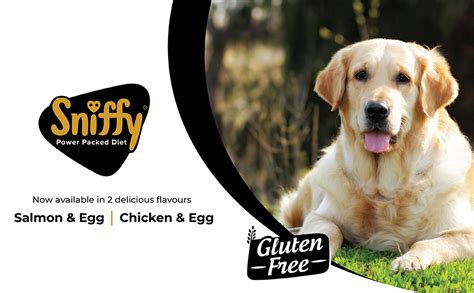 SNIFFY Adult - Chicken & Egg Adult Dry Dog Food (Age: 12 Months+) (3 kg ...