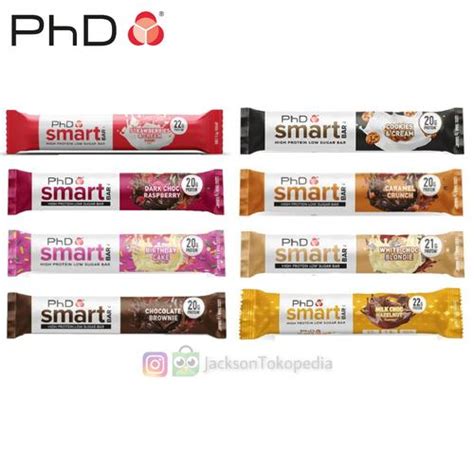 Jual PhD Protein Bar Semua Rasa / Smart Energy Healthy Snack Bars Not ...