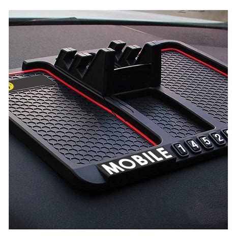 7ELEVEN Car Dashboard Mat & Mobile Phone Holder Mount - Universal ...