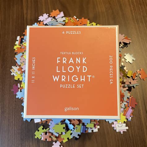 Frank Llyod Wright “Textile Blocks” 4 Pack // 200 x 4 // Galison : r ...