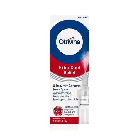 Otrivine Extra Dual Relief Nasal Spray 10ml – Fast Relief