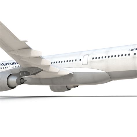 3D model Jet Airliner Airbus A330-200 Lufthansa Rigged | 3D Molier ...