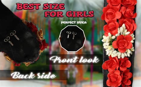 Buy Beera Bharatanatyam Savaram Kunjalam Kemp Ready Jada Set Hair ...