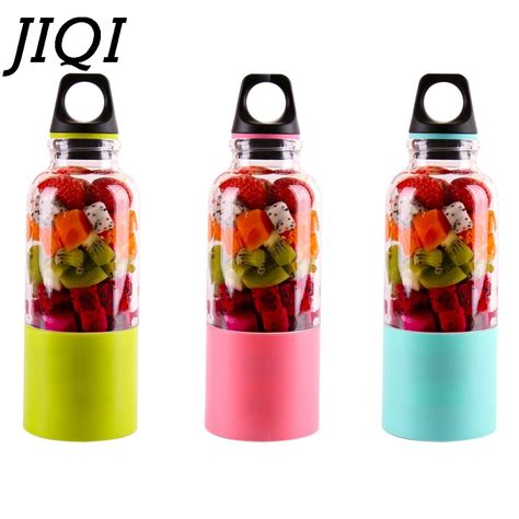 JIQI MINI USB Electric Fruit Rechargeable Juicer Handheld Smoothie ...