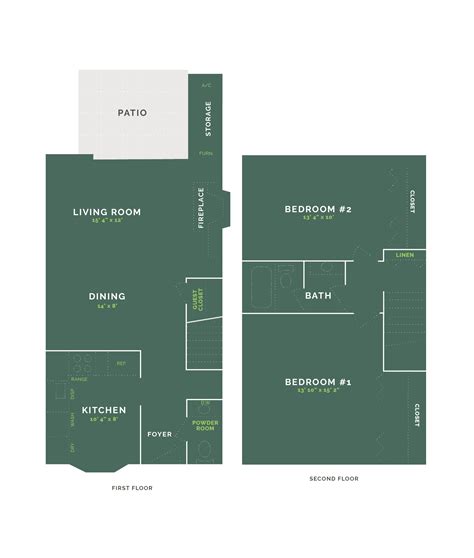 Floor Plans - Willow Woods Apartments & Townhomes