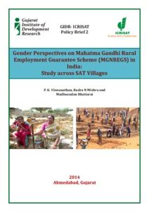 Gender Perspectives on Mahatma Gandhi Rural Employment Guarantee Scheme ...