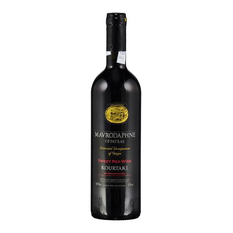 Mavrodaphne of Patras PDO, red sweet wine 75сl Kourtaki, Greece ...