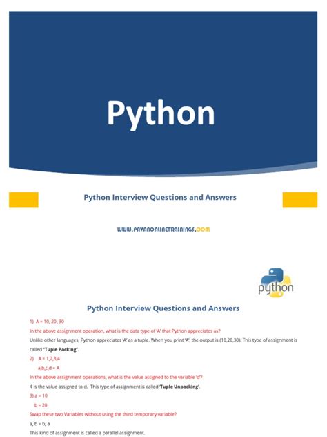 Image result for Python Programming Questions and Answers PDF