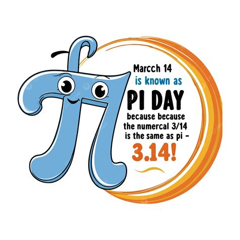 Creative Pi Day Illustration With Fun Typography And Design, Pi Day, Pi Symbol, Pi Day ...