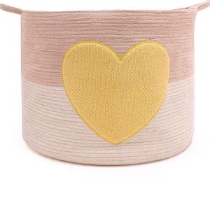 Mi Arcus Cotton Showering Love Rope Storage Basket - Big Storage Basket ...