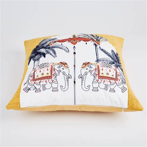Buy Lucent Wilko Embellished Cushion Cover - 40x40cm from Home Centre ...