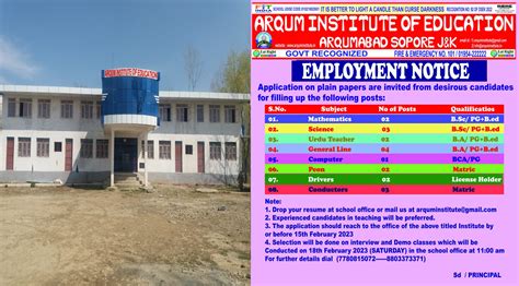 Arqum Institute of Education