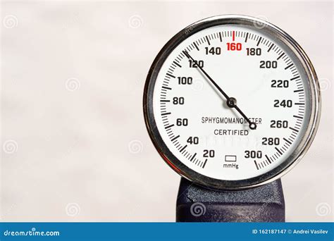 Sphygmomanometer Closeup Blood Pressure Measurment Medical Equipment. Tonometer, Part Of Medical ...