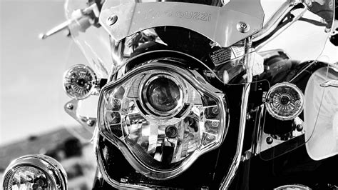Download wallpaper 1920x1080 motorcycle, bike, headlight, black and ...
