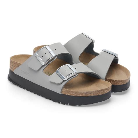 Arizona PAP Flex Platform Birko-Flor Stone Coin | BIRKENSTOCK