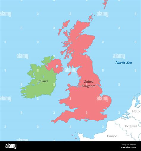 Political maps of british isles
