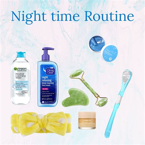 Image result for Night Time Face Routine