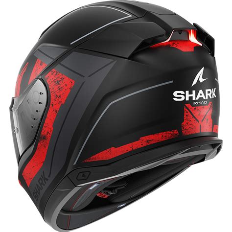 Shark Skwal I3 Rhad Mat Black Red Helmet