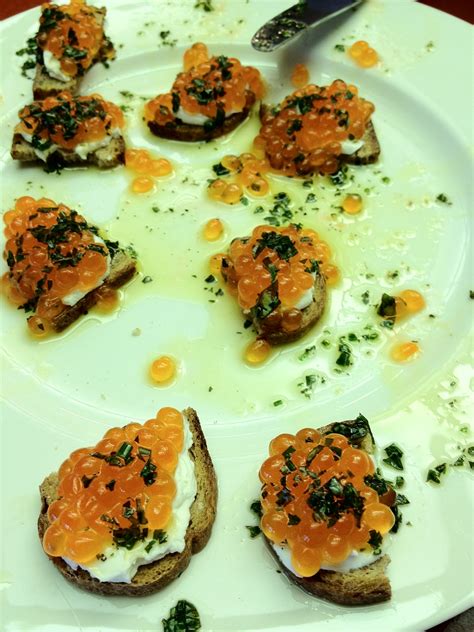 Casa Fiore: From the Chef ~ Home-cured Salmon Roe Caviar