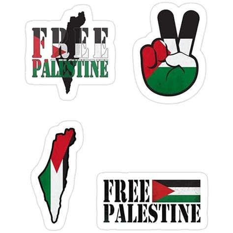 Buy Stickers Free Palestine Sticker Set Decals 3x4 Inch Backpack Books ...