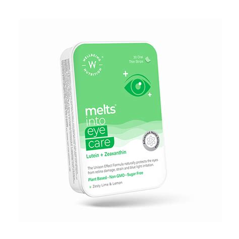 Wellbeing Nutrition Melts Eye Care 30 Strips - Cureka