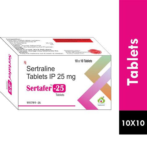 Buy SERTAFER 25 Tablet at an Attractive Price Premium Antidepressant ...