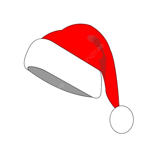 Christmas Hat Vector, Hat, Christmas, Santa Hat PNG and Vector with ...