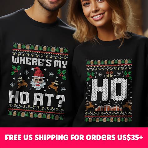 Couples Tacky Christmas Sweater