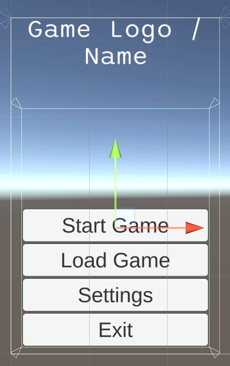 UI Documents Unity Main Menu Screen 的图像结果