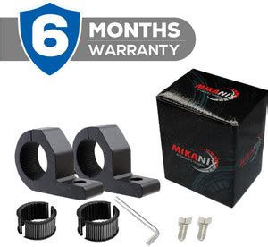 MIKANIX Universal LED Fog Lamp Light Clamp Bar Holder Mount Bracket Kit ...