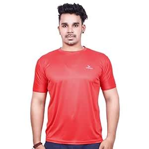 Mayor RNT-001/5 Nylon Men's Round Neck Dry Fit T Shirt (Small) : Amazon ...
