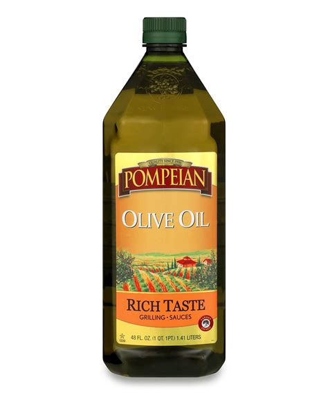 Pompeian Rich Taste Olive JKF25 Oil, High Heat Cooking, Baking ...