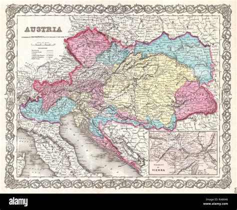 Map Of Austria Czech Republic And Hungary