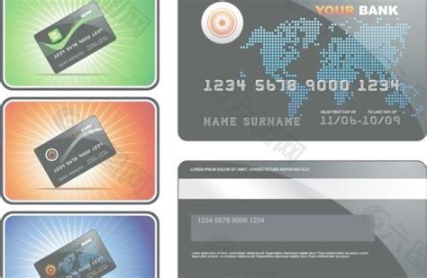 创意矢量商务金融银行卡模板矢量图片(图片ID:2226474)_-名片卡片-广告设计-矢量素材_ 素材宝 scbao.com