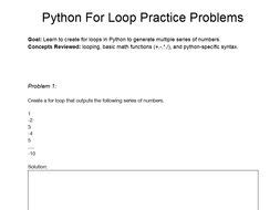 Image result for For Loop Practice Questions in Python