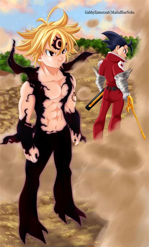 Collab!! Meliodas~Zeldris 256 by https://www.deviantart.com ...