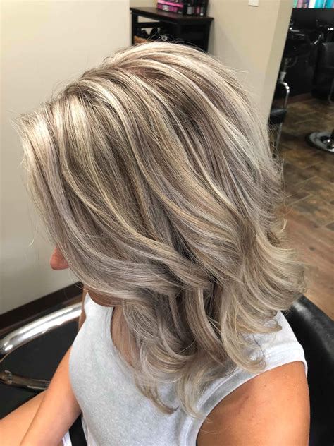 Blonde Lob Full Foil | Hair foils, Ash blonde hair with highlights ...